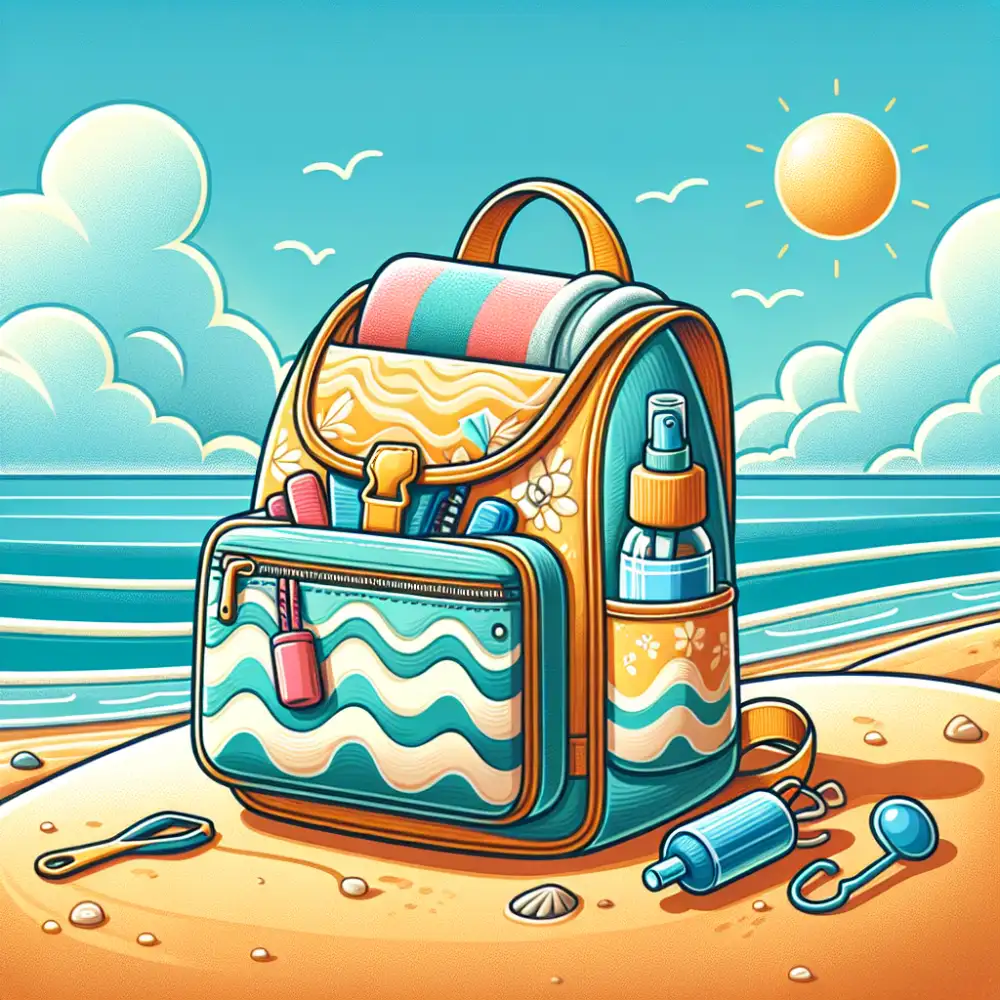 small beach backpack